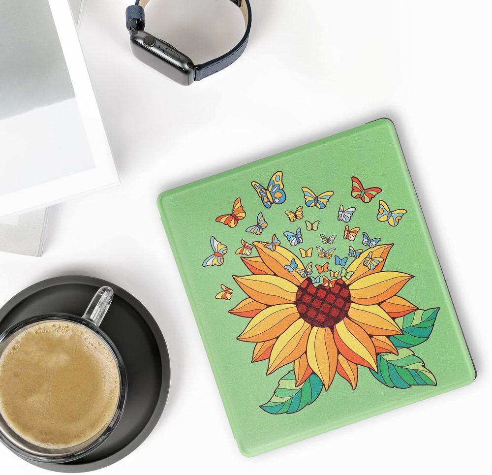 KW Mobile Sunflower Butterflies pro Kindle Oasis 2/3
