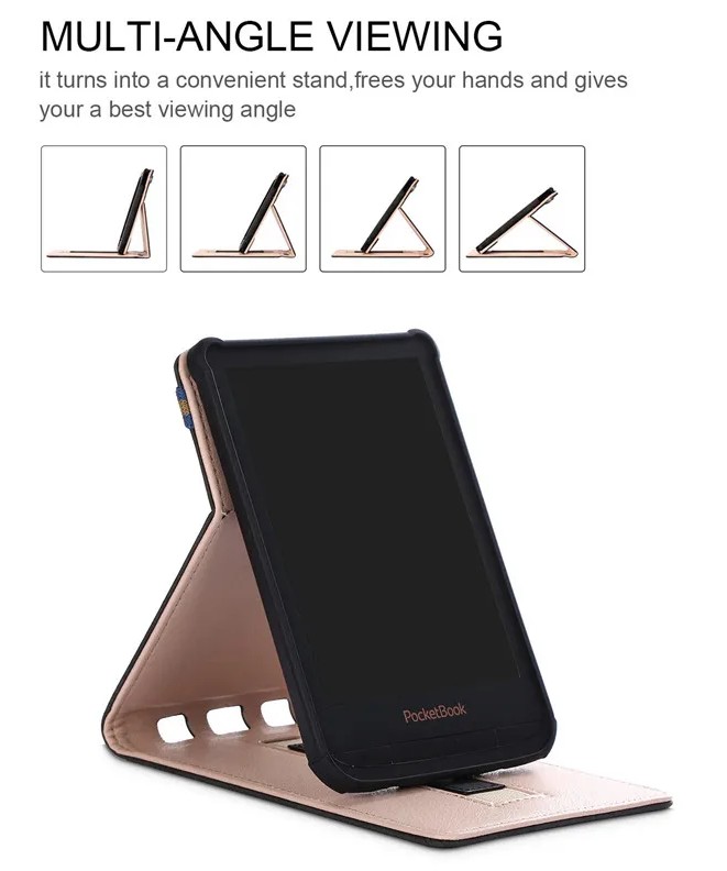 Armori Shelter - pouzdro se stojánkem pro Pocketbook 616/617/618/627/628/632/633