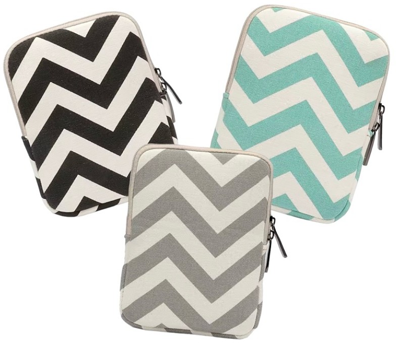 Obal ARMORI Zipper Z073 Zigzag Grey - textilní pouzdro univerzální