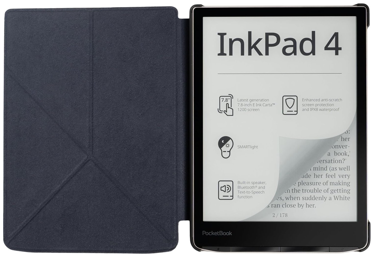 Origami pouzdro se stojánkem proPocketbook 743 G InkPad 4 Pocketbook 743 C Color 2 Pocketbook 743 K3 Color 3